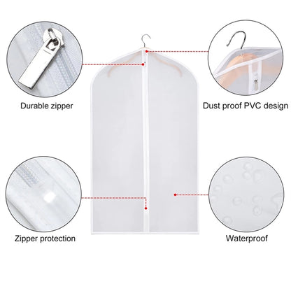 55-Inch Clear Garment Bag