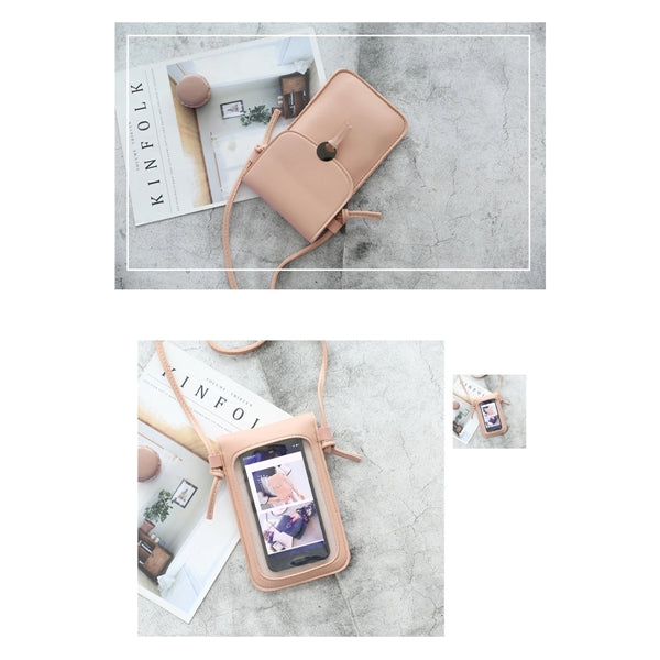 Mini Sling Bag Screen Touch Phone Holder