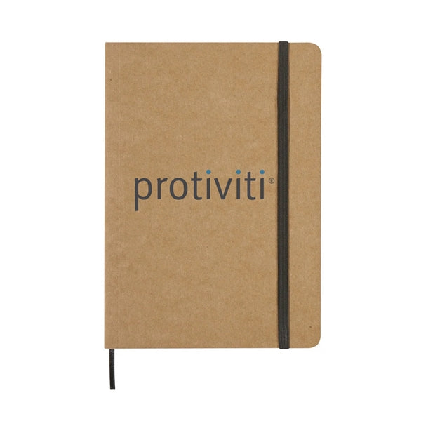 Eco Notebook with Recycled paper and strap