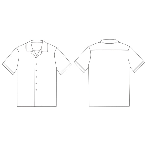 MEN'S 135GSM SUBLIMATED HAWAIIAN CUBAN COLLAR CAMP SHIRT