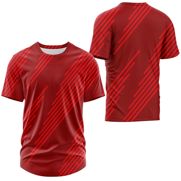 Unisex 160 GSM Football Mesh Performance Half Sleeve T-Shirt