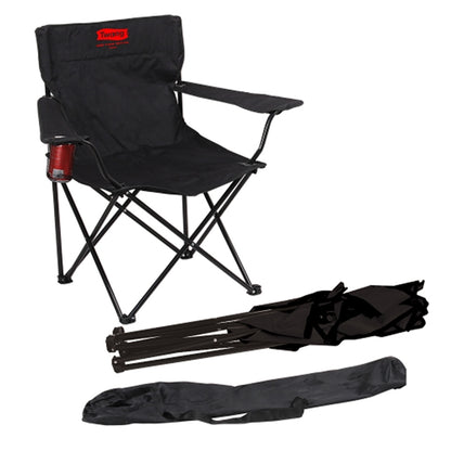 Portable Folding Chair w/ Cup Holder& Carry Bag,Holds 225lbs