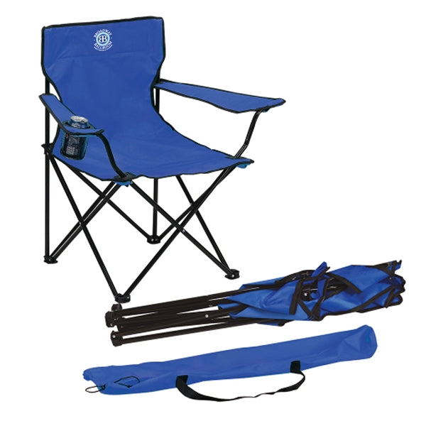Portable Folding Chair w/ Cup Holder& Carry Bag,Holds 225lbs