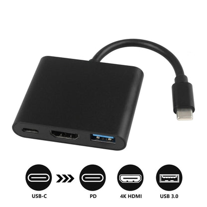 3 IN 1 Laptop Docking Station Type C Hub Adapter