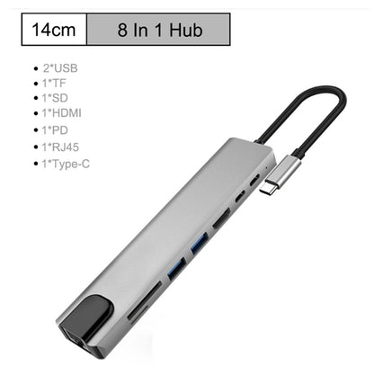 8-in-1 USB C Hub Docking Station