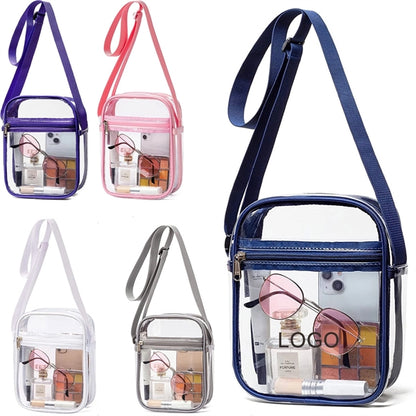 Clear PVC Crossbody Bag