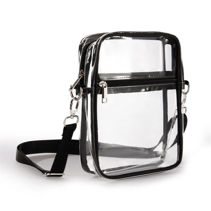 Clear PVC Crossbody Bag