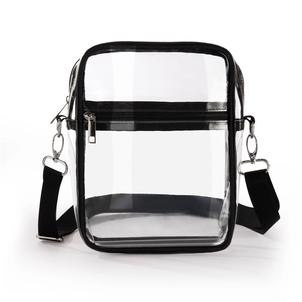 Clear PVC Crossbody Bag