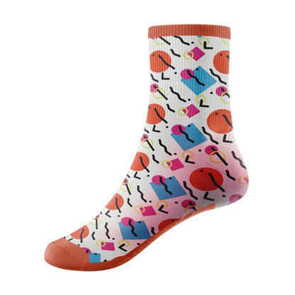 Jacquard Weave Merino Wool Quarter Socks