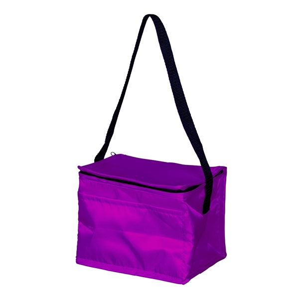 6-Can Cooler Polyester Lunch Bag (8" x 6" x 5.5")