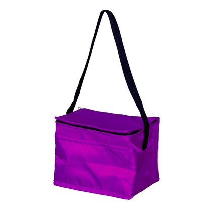 6-Can Cooler Polyester Lunch Bag (8" x 6" x 5.5")