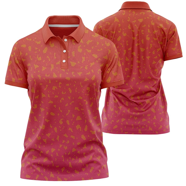 Women's 180 GSM Jersey Knit Cotton Feel  Polo T-Shirt
