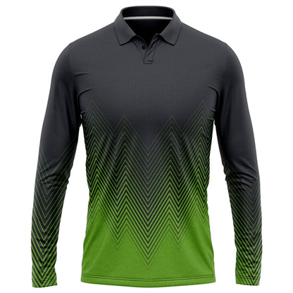 Unisex 180 GSM Jersey Cotton Feel Long Sleeve Polo T-Shirt