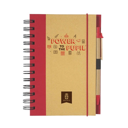 Eco-Inspired Spiral Notebook & Pen