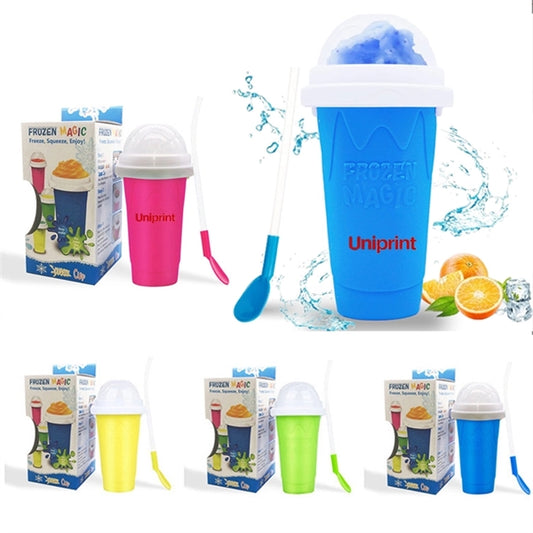 Slushie Maker Cup 12 Oz With Lid And Straw