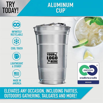 Aluminum Cup Recyclable Party 16 oz