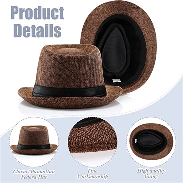 Straw Fedora Hats
