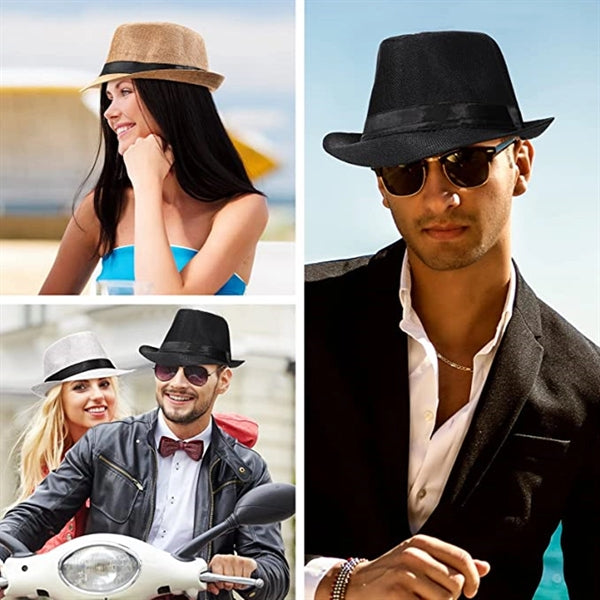 Straw Fedora Hats