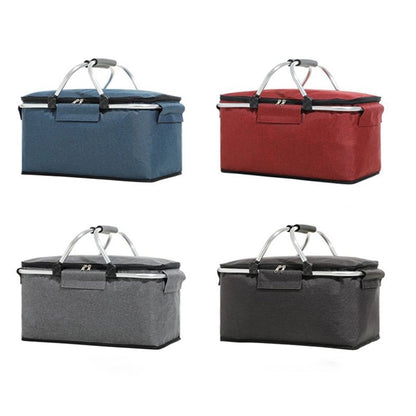 Portable Collapsible Picnic Basket Cooler