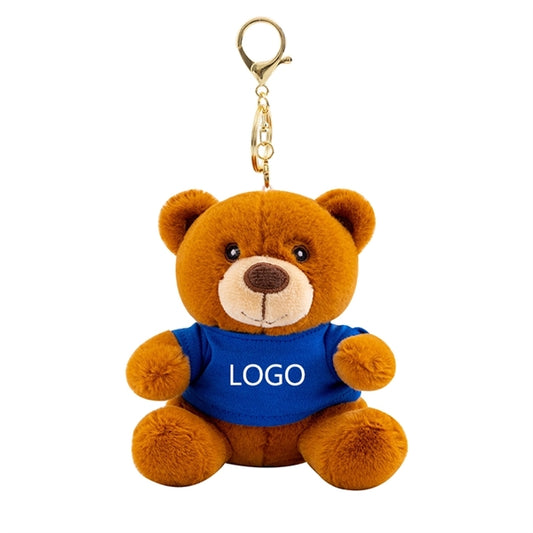 Custom Stuffed Animal Teddy Bear Keychain