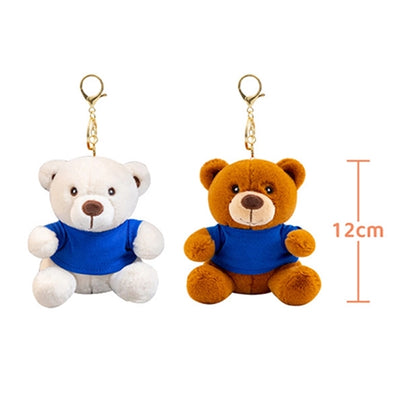 Custom Stuffed Animal Teddy Bear Keychain