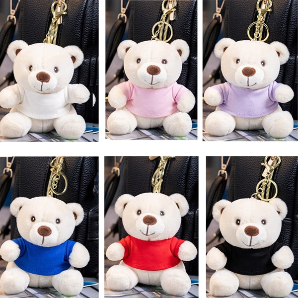 Custom Stuffed Animal Teddy Bear Keychain