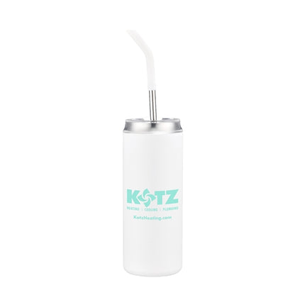 20oz.Travel Stainless Insulated w/ Lid & Straw, Mess-free