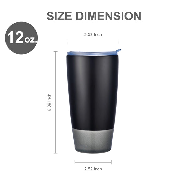 12oz Double Wall Ceramic Tumbler