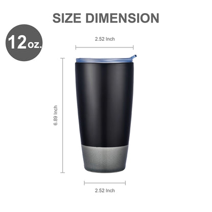 12oz Double Wall Ceramic Tumbler