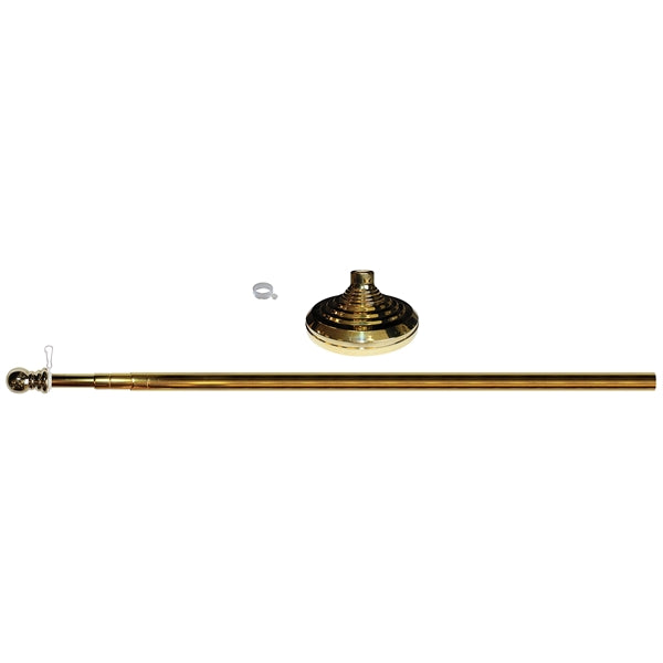Indoor & Parade Telescopic Pole And Base Kit - 8ft