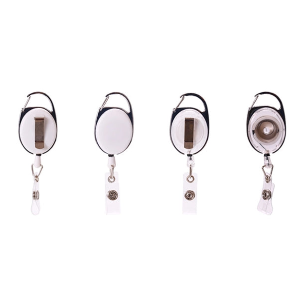 Multcolor Oval Shape Retractable Badge Holder