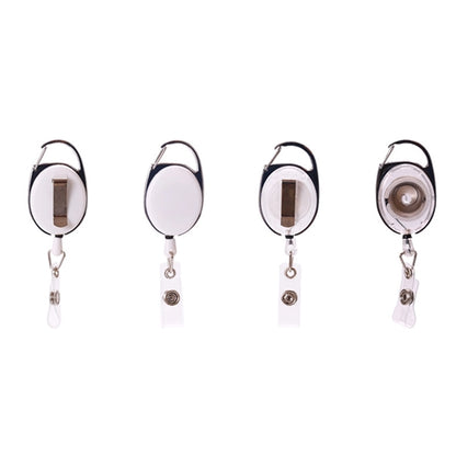 Multcolor Oval Shape Retractable Badge Holder