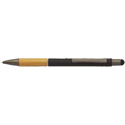 Bamboo Soft Touch Rubber Metal Pen
