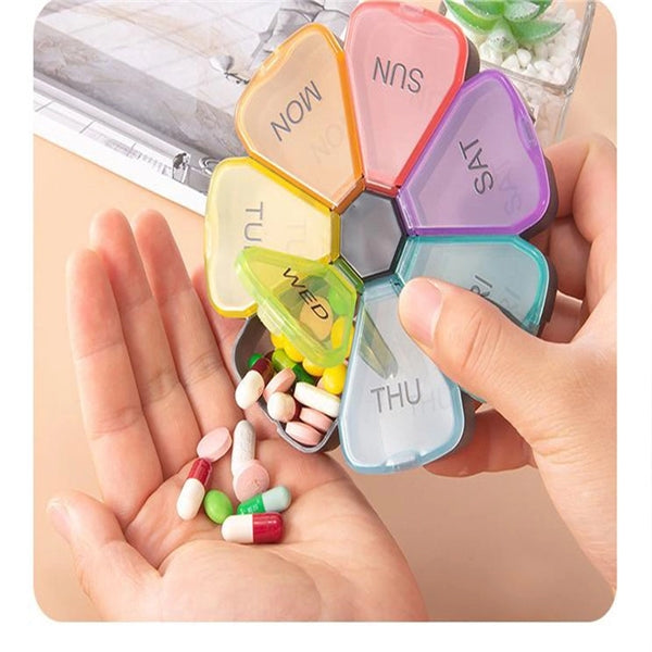 Rainbow Petal Pillbox