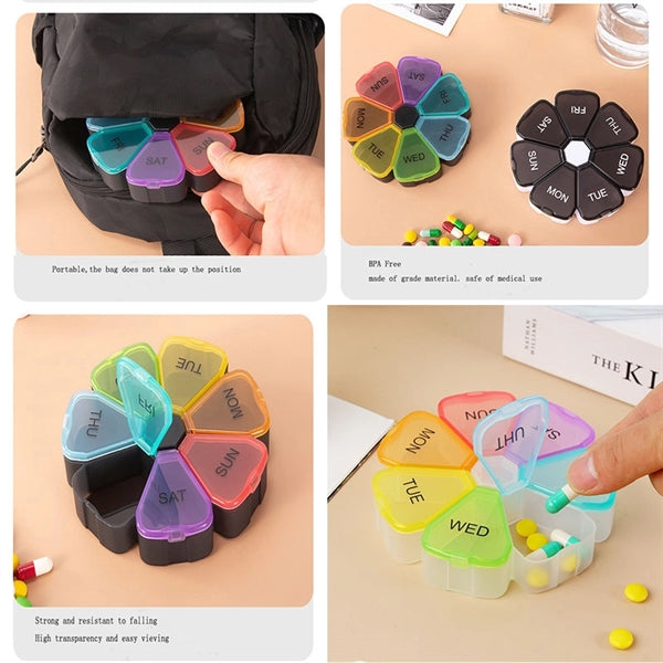 Rainbow Petal Pillbox
