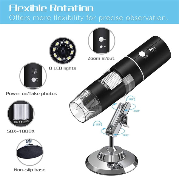 Portable Wireless Digital Handheld Microscope