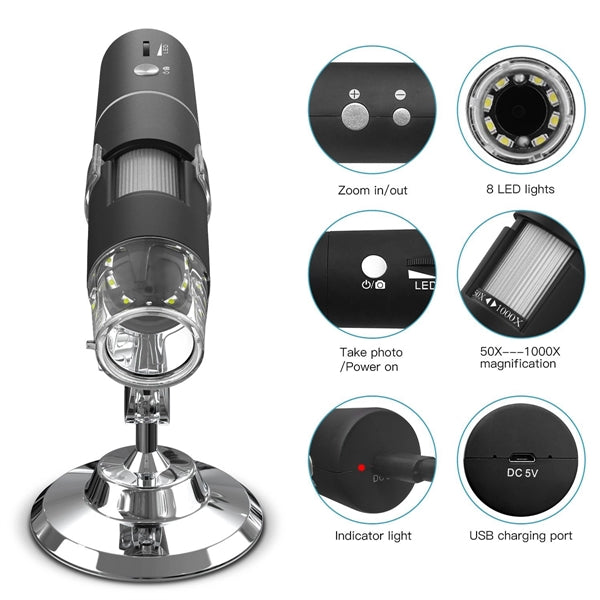 Portable Wireless Digital Handheld Microscope