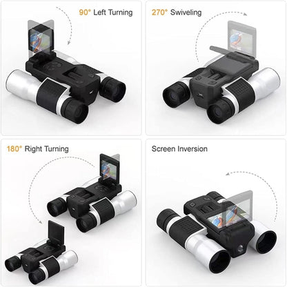 12x32 Rotating LCD Display Digital Binoculars Camera