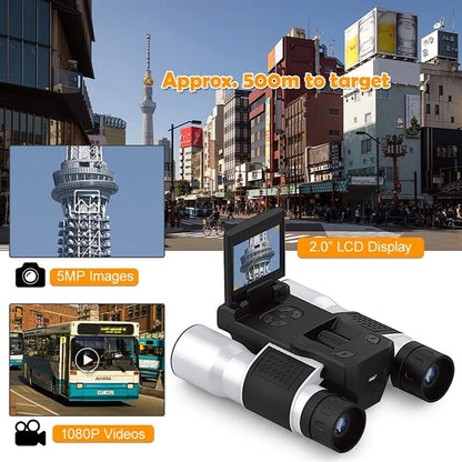 12x32 Rotating LCD Display Digital Binoculars Camera