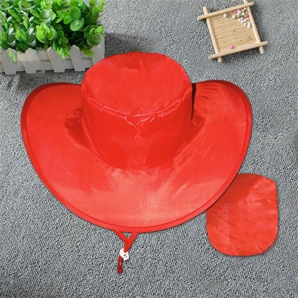 Nylon Foldable Hat With Pouch