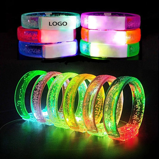 LED Glow Bracelets Toys for Party Favors Flashing Wristband