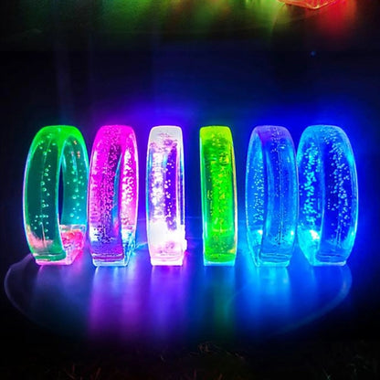 LED Glow Bracelets Toys for Party Favors Flashing Wristband
