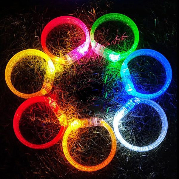 LED Glow Bracelets Toys for Party Favors Flashing Wristband