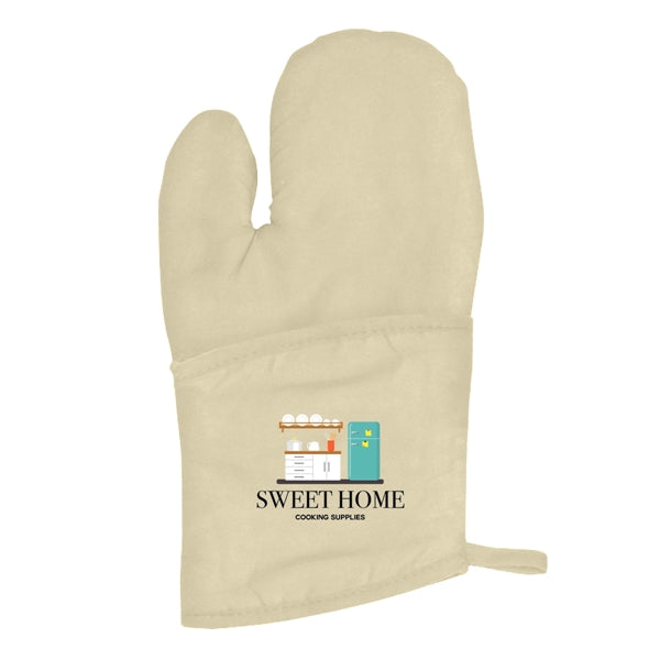 Quilted Cotton Canvas Oven Mitt