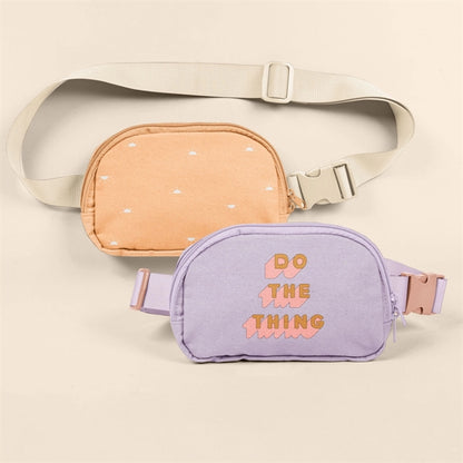 SIMPLE BELT BAG - COLORED CANVAS