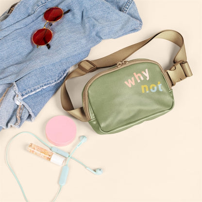SIMPLE BELT BAG - VEGAN LEATHER