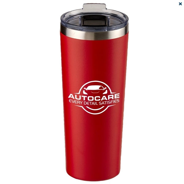 28 oz. Powder Coated Stainless Steel Travel Tumbler
