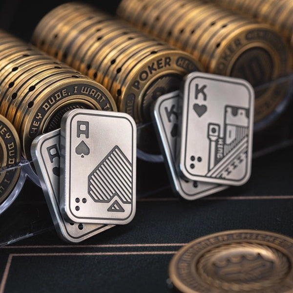 Metal Poker Fidget Slider Toys