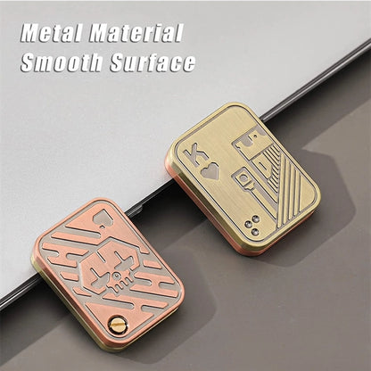 Metal Poker Fidget Slider Toys