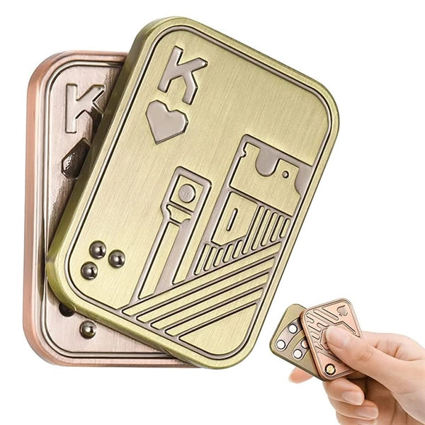 Metal Poker Fidget Slider Toys